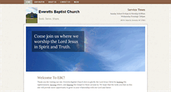 Desktop Screenshot of everettsbaptistchurch.com