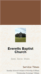 Mobile Screenshot of everettsbaptistchurch.com